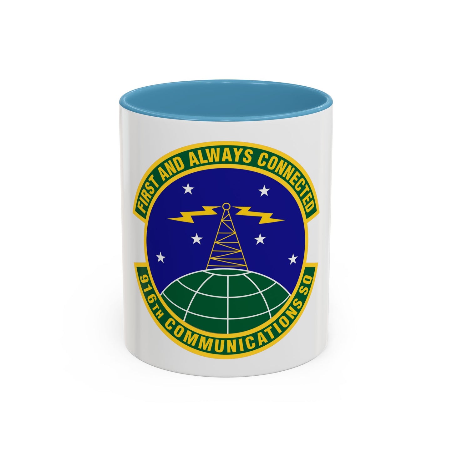 916th Communications Squadron (U.S. Air Force) Accent Coffee Mug