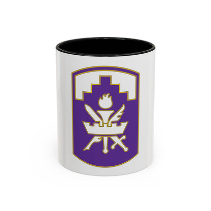 353 Civil Affairs Command 3 (U.S. Army) Accent Coffee Mug