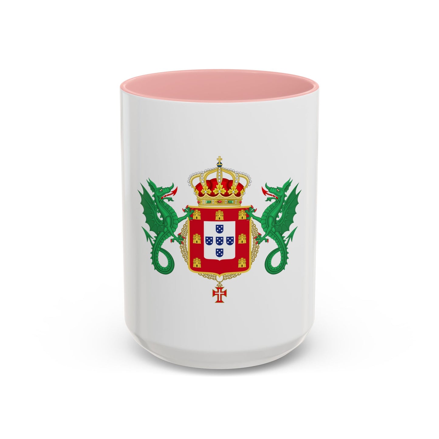 Coat of Arms of the Kingdom of Portugal 1640-1910 - Accent Coffee Mug