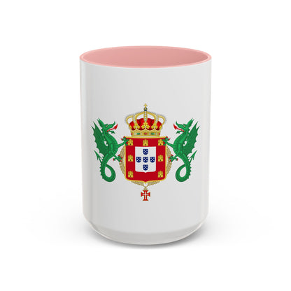 Coat of Arms of the Kingdom of Portugal 1640-1910 - Accent Coffee Mug