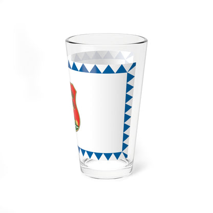 Flag of Somoskoujfalu (Hungary) Pint Glass 16oz