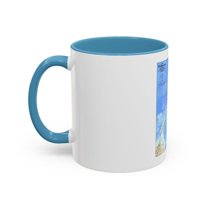 Philippines, The (1986) (Map) Accent Coffee Mug