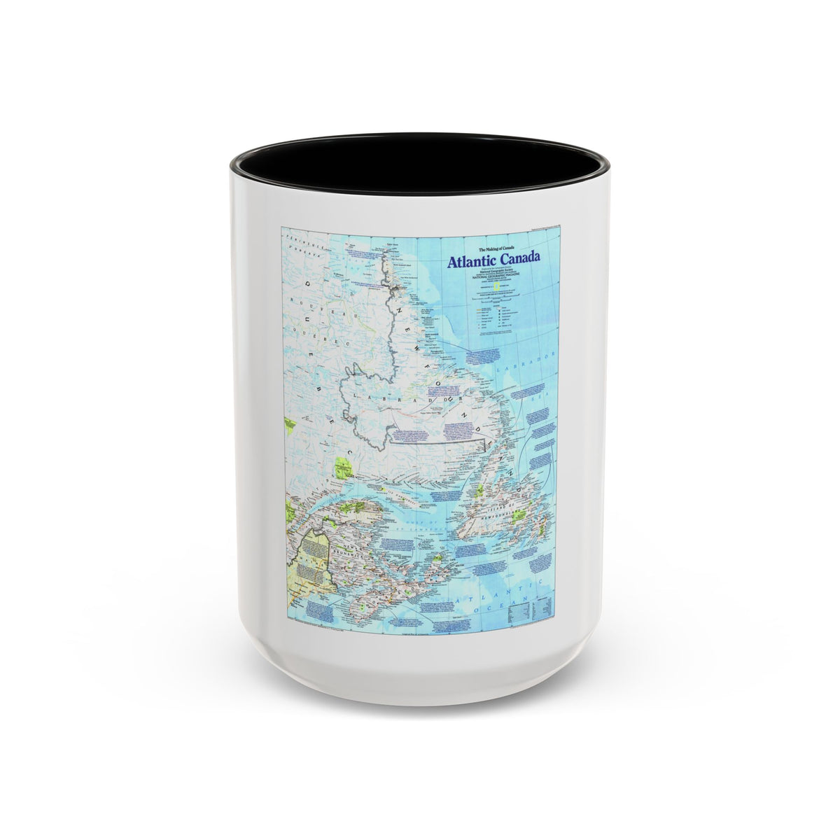 Canada - Atlantic 1 (1992) (Map) Accent Coffee Mug