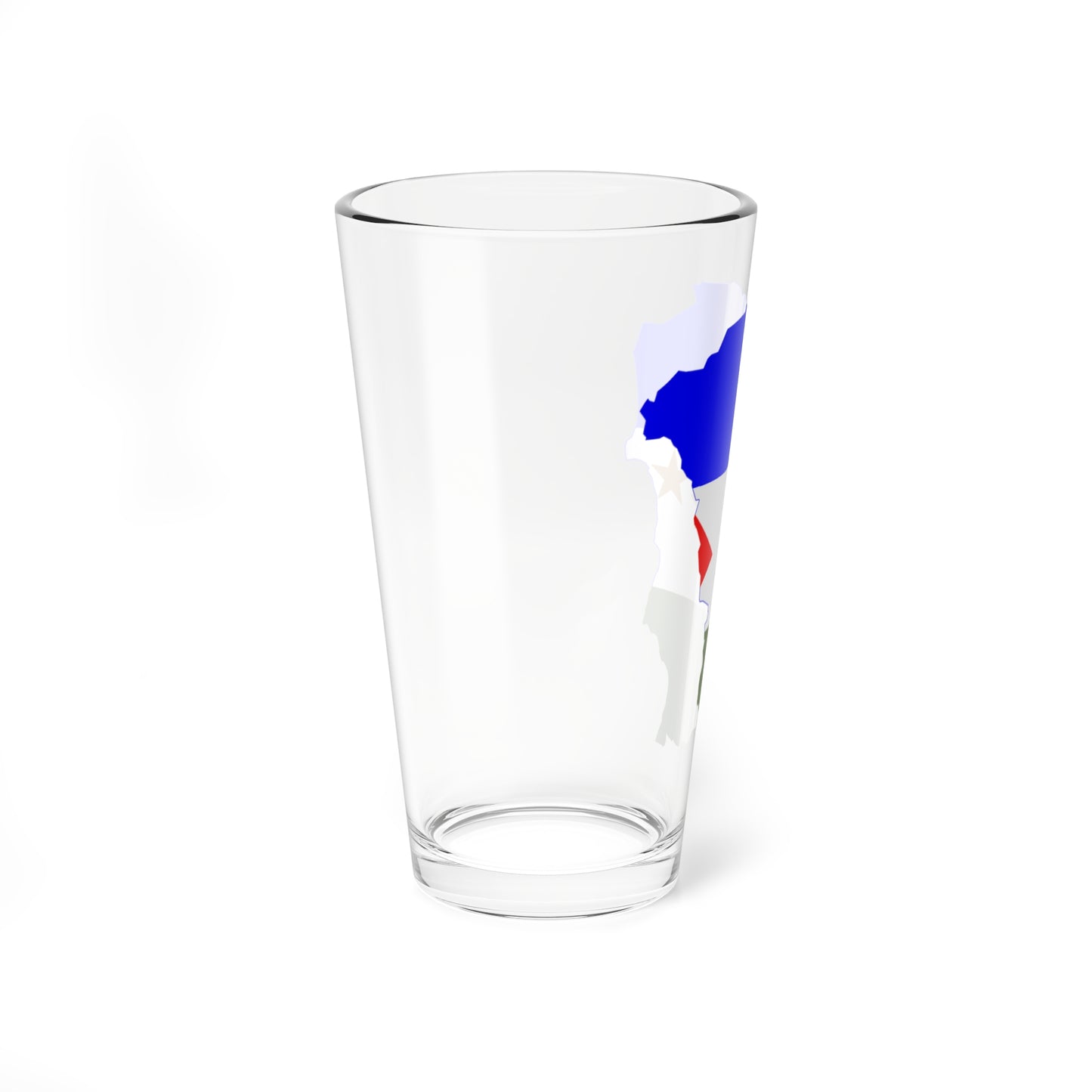 Flag-map of RAAS (Nicaragua) Pint Glass 16oz