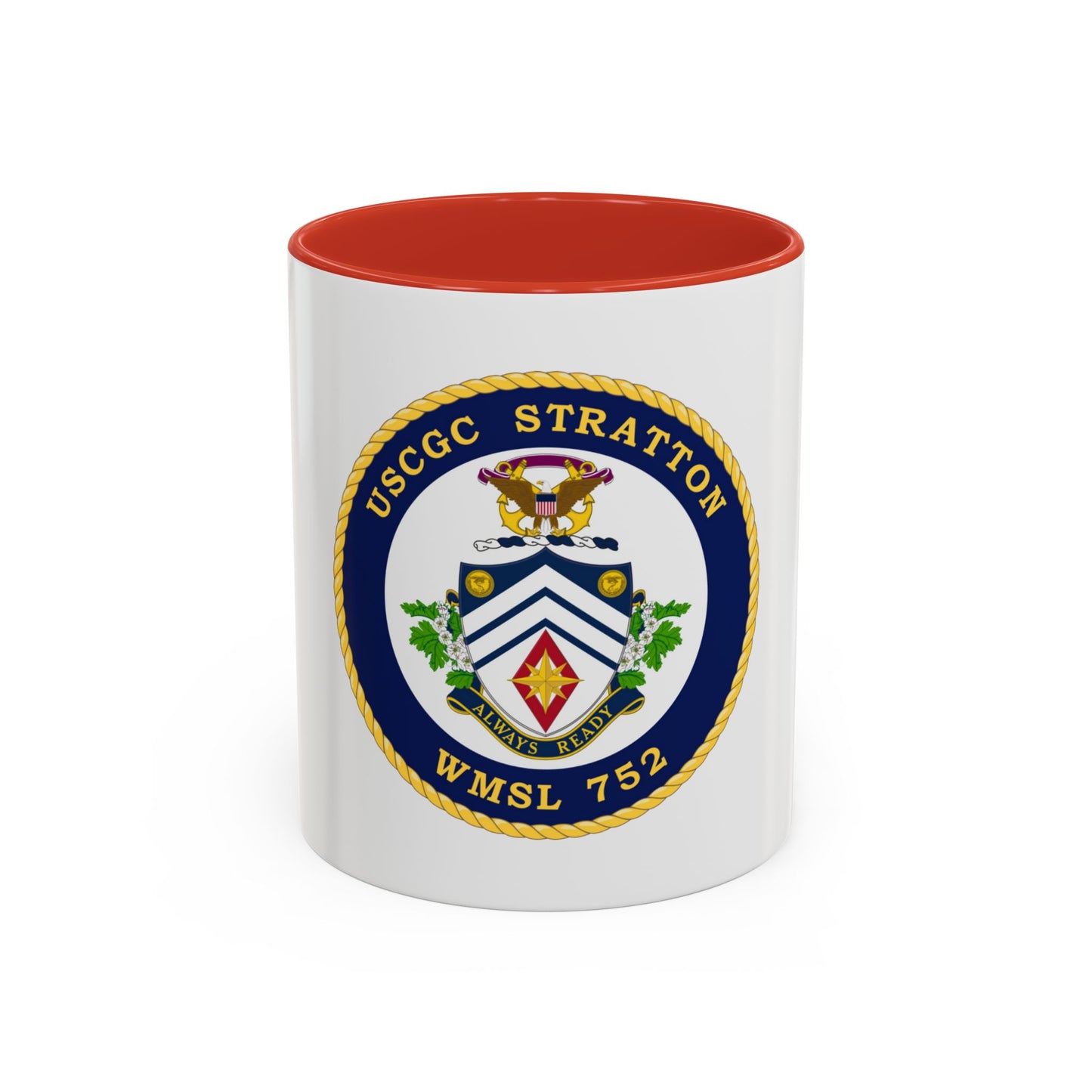 USCG Stratton WMSL 752 (U.S. Coast Guard) Accent Coffee Mug