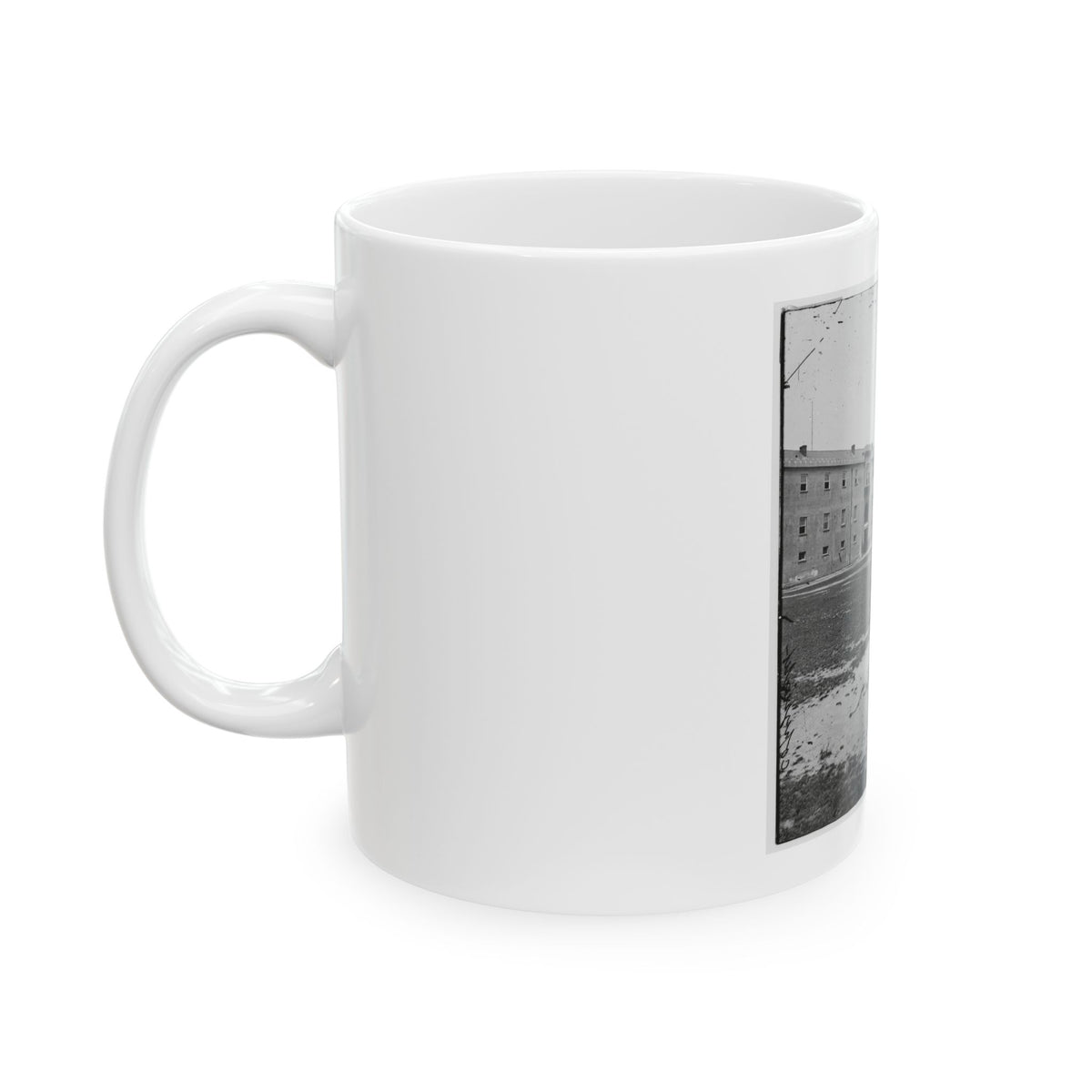 Charleston, S.C. The Citadel Seen Across Marion Square (U.S. Civil War) White Coffee Mug