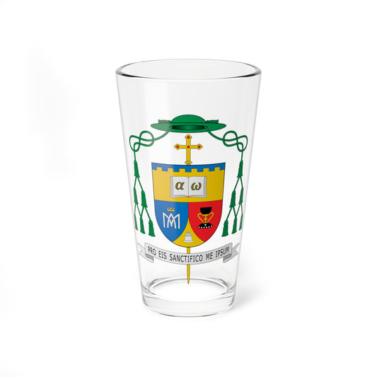 Escudo de Fernando Enrique Ramón Casas (Spain) (Coat of Arms) Pint Glass 16oz