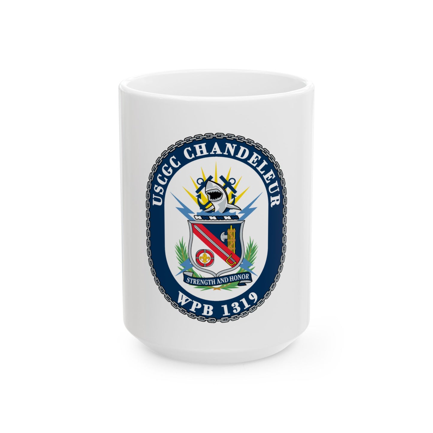 USCGC Chandeleur WPB 1319 (U.S. Coast Guard) White Coffee Mug