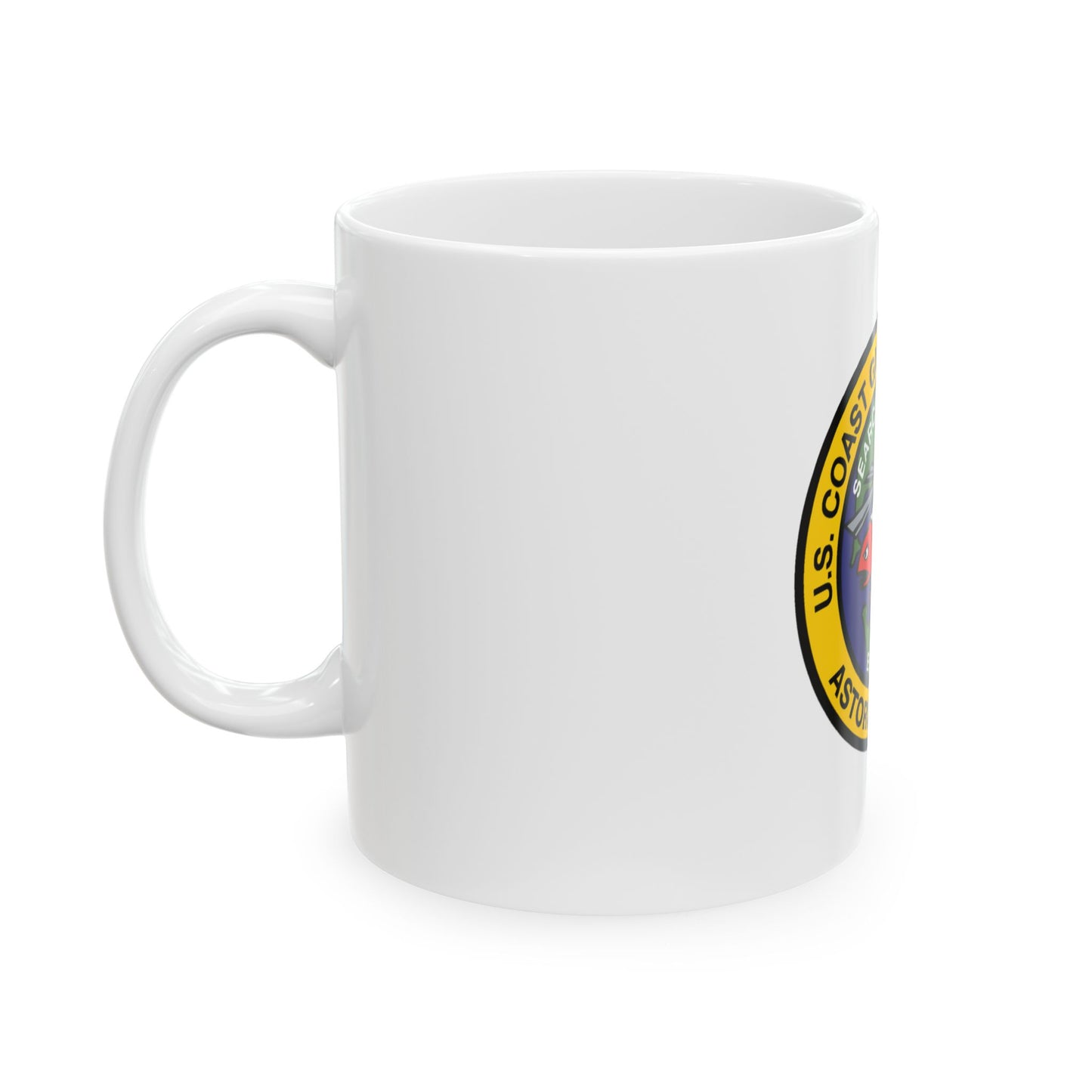 USCG AS Astoria Oregon (U.S. Coast Guard) White Coffee Mug