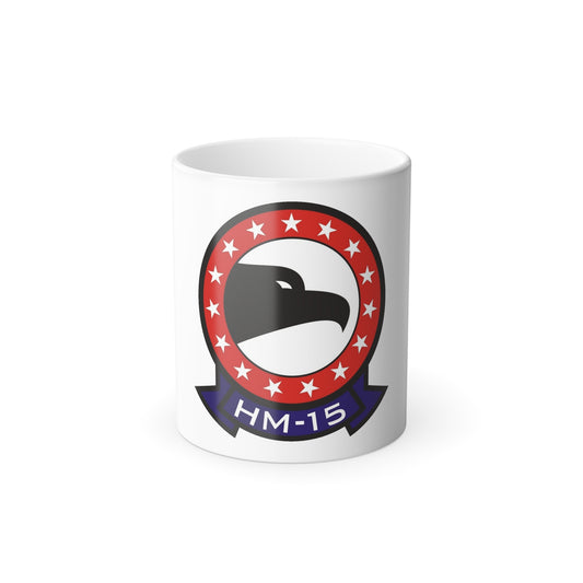 HM 15 Helicopter Mine Countermeasures Squadron 15 (U.S. Navy) Color Changing Mug 11oz