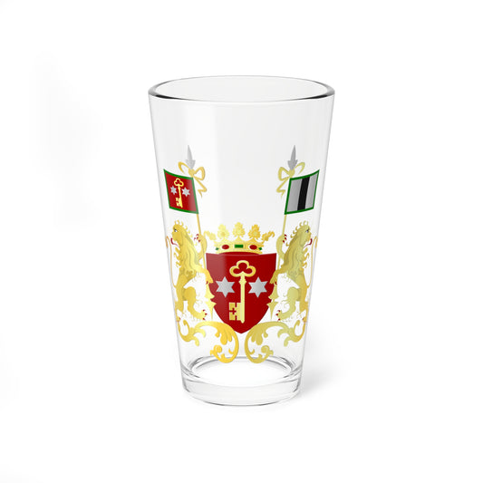 Seneffe wapen (Belgium) (Coat of Arms) Pint Glass 16oz