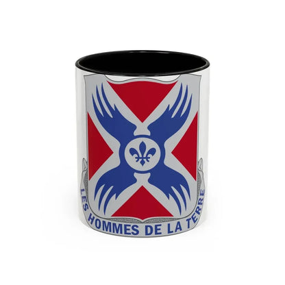 877 Engineer Battalion (U.S. Army) Accent Coffee Mug 11oz Black - Go Mug Yourself