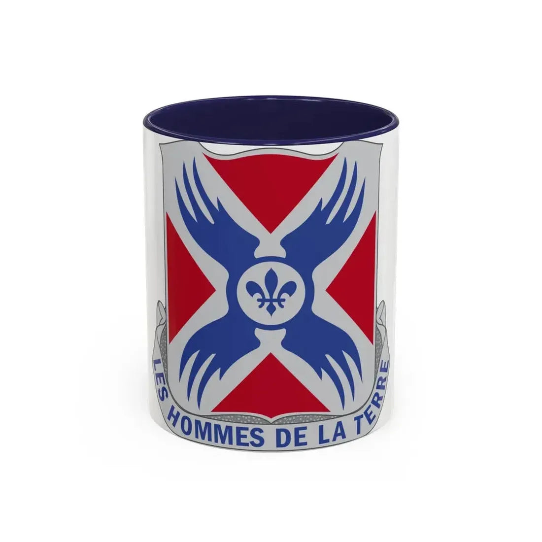 877 Engineer Battalion (U.S. Army) Accent Coffee Mug 11oz Navy - Go Mug Yourself