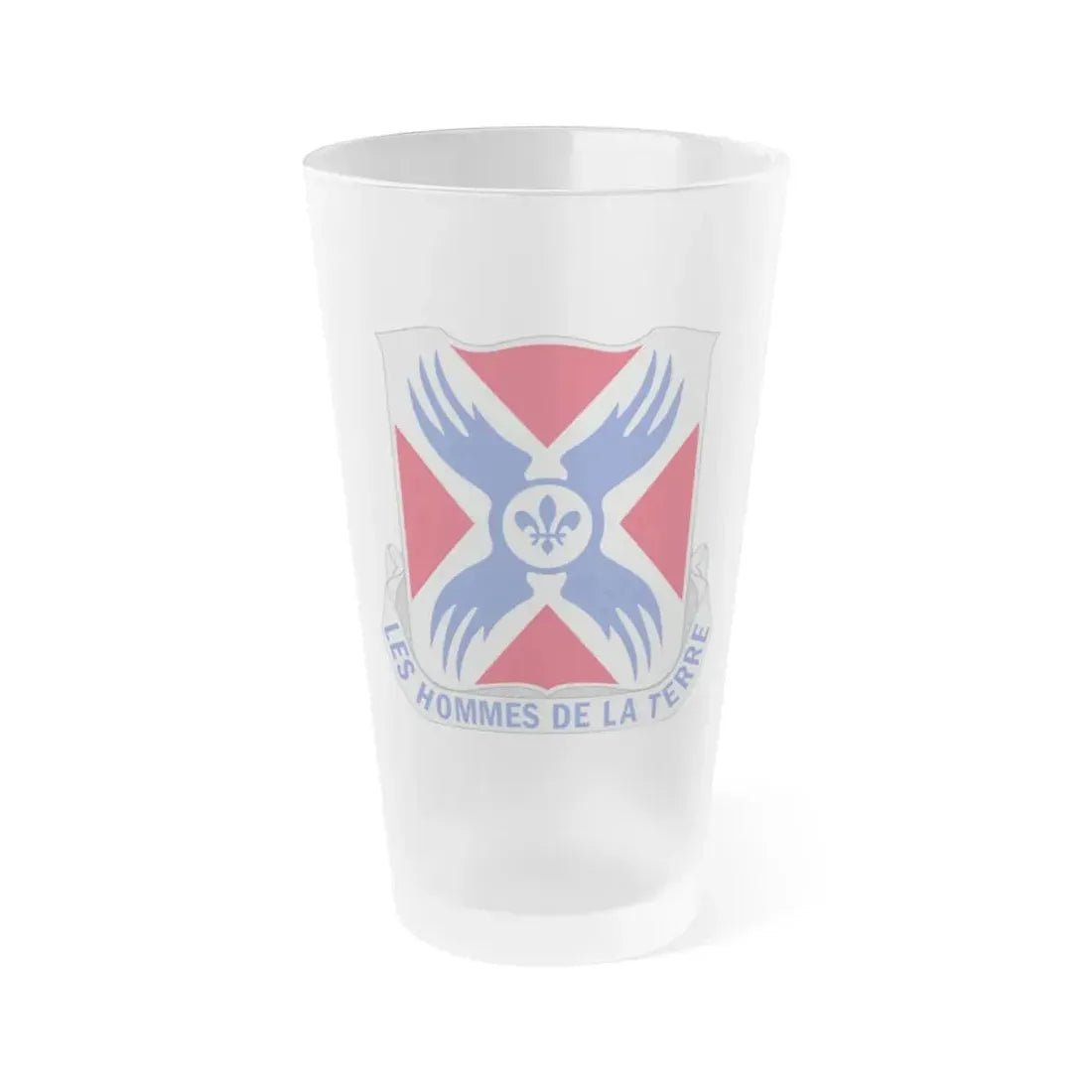 877 Engineer Battalion (U.S. Army) Frosted Pint Glass 16oz Default Title - Go Mug Yourself