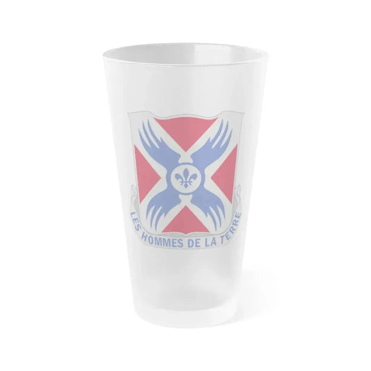 877 Engineer Battalion (U.S. Army) Frosted Pint Glass 16oz Default Title - Go Mug Yourself