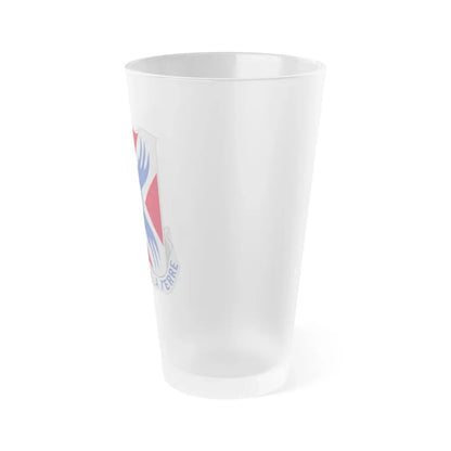 877 Engineer Battalion (U.S. Army) Frosted Pint Glass 16oz - Go Mug Yourself