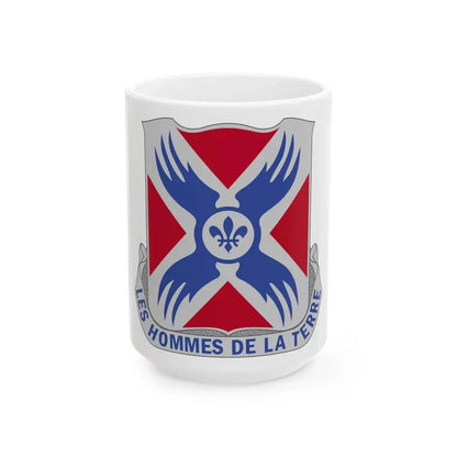 877 Engineer Battalion (U.S. Army) White Coffee Mug 15oz - Go Mug Yourself