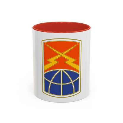 160 Signal Brigade 3 (U.S. Army) Accent Coffee Mug