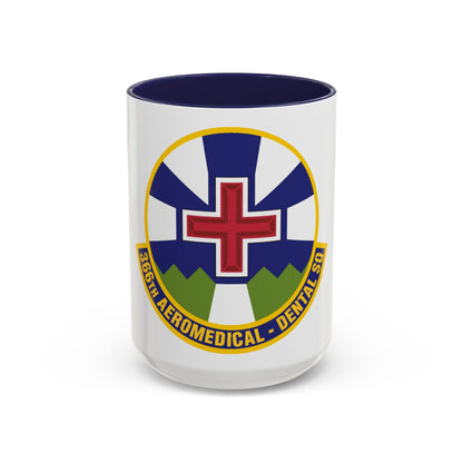 366th Aeromedical Dental Squadron (U.S. Air Force) Accent Coffee Mug