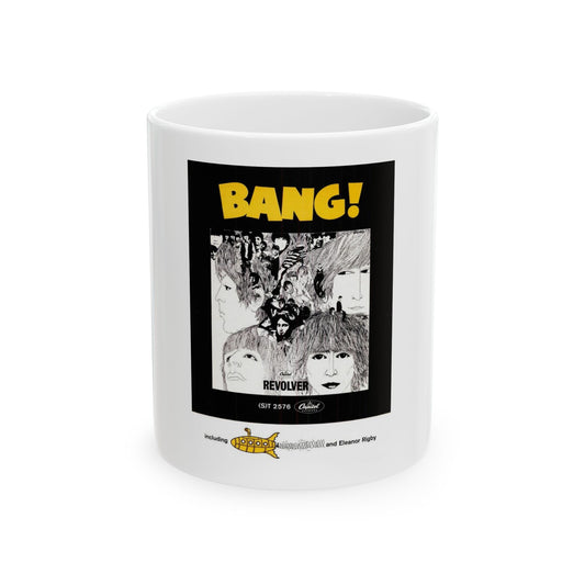 The Beatles 1966 II (Music Poster) White Coffee Mug