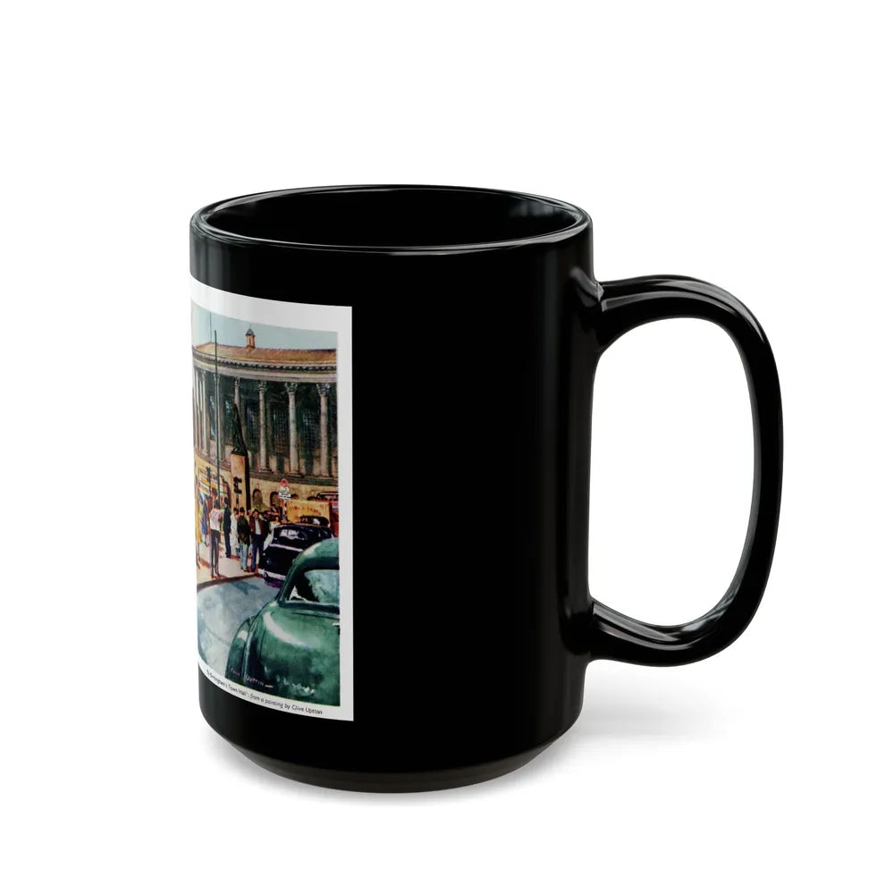 Brooke Bond Tea advertisement, 1955 - Black Coffee Mug-Go Mug Yourself