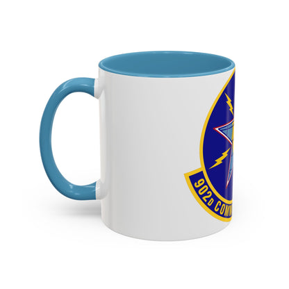 902d Communications Squadron (U.S. Air Force) Accent Coffee Mug