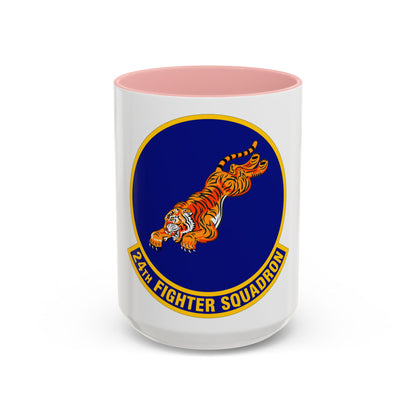 24 Fighter Squadron ACC (U.S. Air Force) Accent Coffee Mug