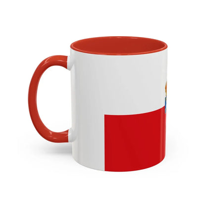 Flag of Cantabria Spain - Accent Coffee Mug-Go Mug Yourself