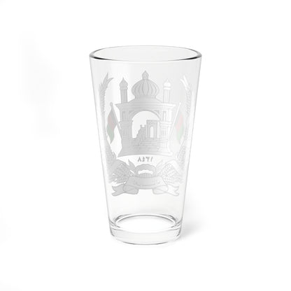 Emblem of Afghanistan 1931-1973 (Afghanistan) (Coat of Arms) Pint Glass 16oz
