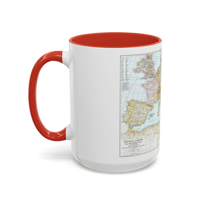 Tasse à café Accent Europe, Centre et Méditerranée 1er septembre 1939 (carte)