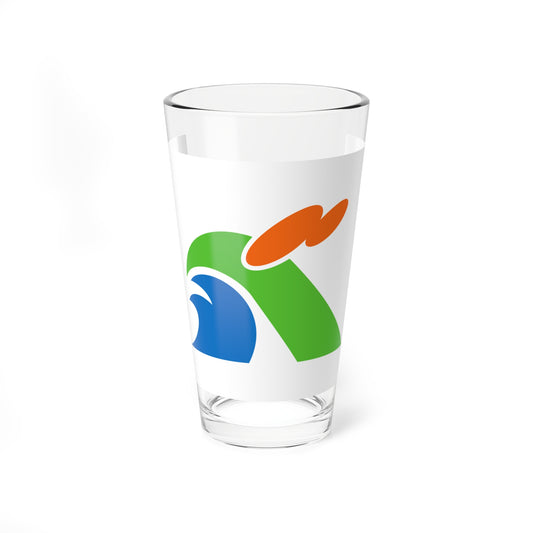 Flag of Happo Akita (Japan) Pint Glass 16oz