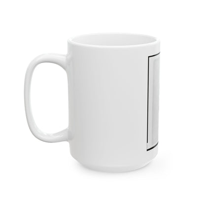 1st Lieutenant Charles Reifert (Reiffert), Union Officer In The 32nd Indiana Regiment, Bust Portrait, Facing Front (U.S. Civil War) White Coffee Mug
