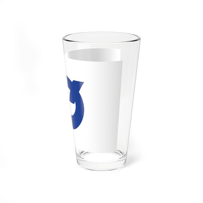 Flag of Shime Fukuoka (Japan) Pint Glass 16oz