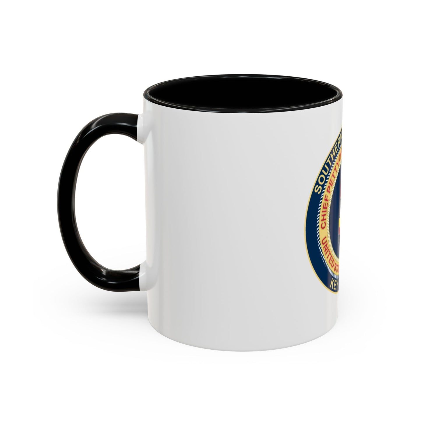USCG CPOA Key West FL Southernmost Chapter (U.S. Coast Guard) Accent Coffee Mug