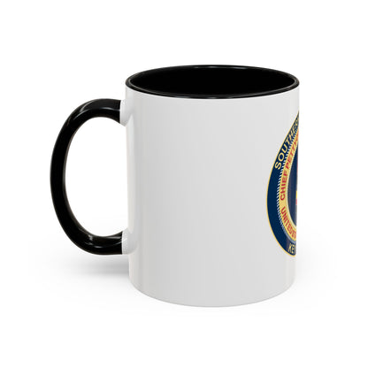 USCG CPOA Key West FL Southernmost Chapter (U.S. Coast Guard) Accent Coffee Mug