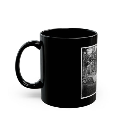 Rappahannock Station, Va. Canvas Pontoon Boat, 50th New York Engineers (U.S. Civil War) Black Coffee Mug