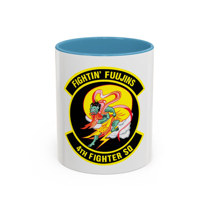 4th Fighter SQ Fightin' Fuujins (U.S. Air Force) Accent Coffee Mug