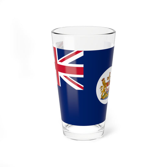 Flag of Hong Kong 1959-1997 3-5 (China) Pint Glass 16oz