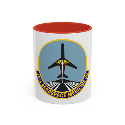 78th Aerospace Medicine Squadron (U.S. Air Force) Accent Coffee Mug