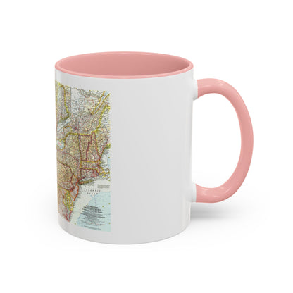 USA - Northeastern & Great Lakes (1959) (Map) Accent Coffee Mug