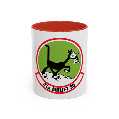 41st Airlift Sq v2 (U.S. Air Force) Accent Coffee Mug