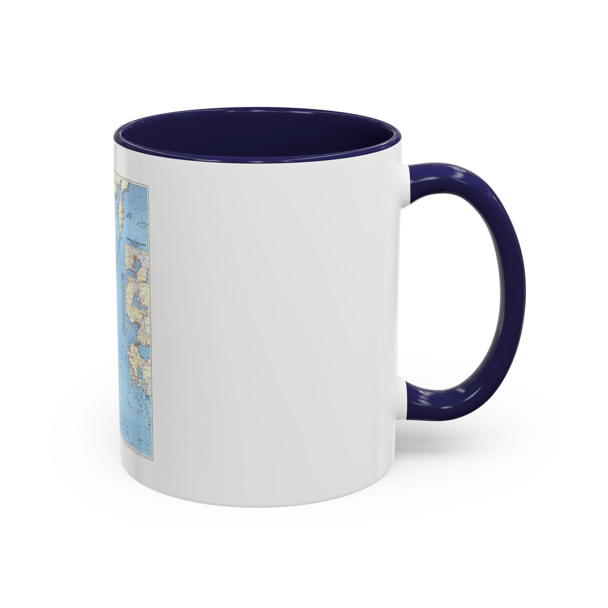 Japan and Adjacent Regions (1944) (Map) Accent Coffee Mug