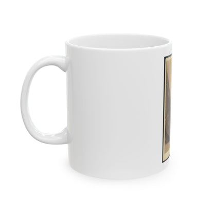 Lt. Robert G. Shaw, Standing, Facing Front (U.S. Civil War) White Coffee Mug