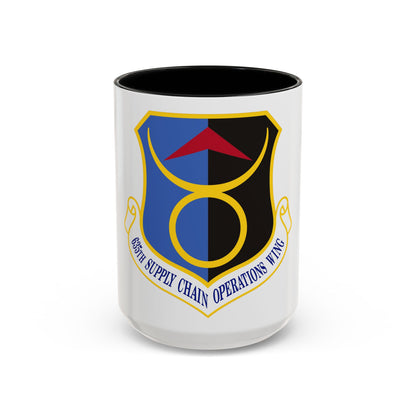 635th Supply Chain Operations Wing (U.S. Air Force) Accent Coffee Mug