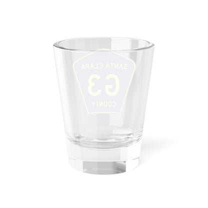 Santa Clara County G3 (California) (Road Sign) Shot Glass 1.5oz