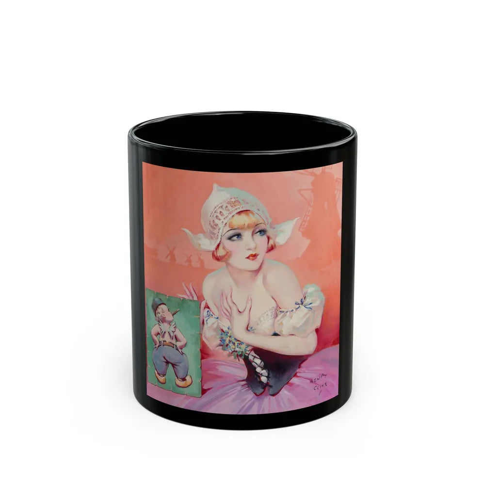 Cupids, The American Weekly magazine cover, June 11, 1933 - Black Coffee Mug-11oz-Go Mug Yourself