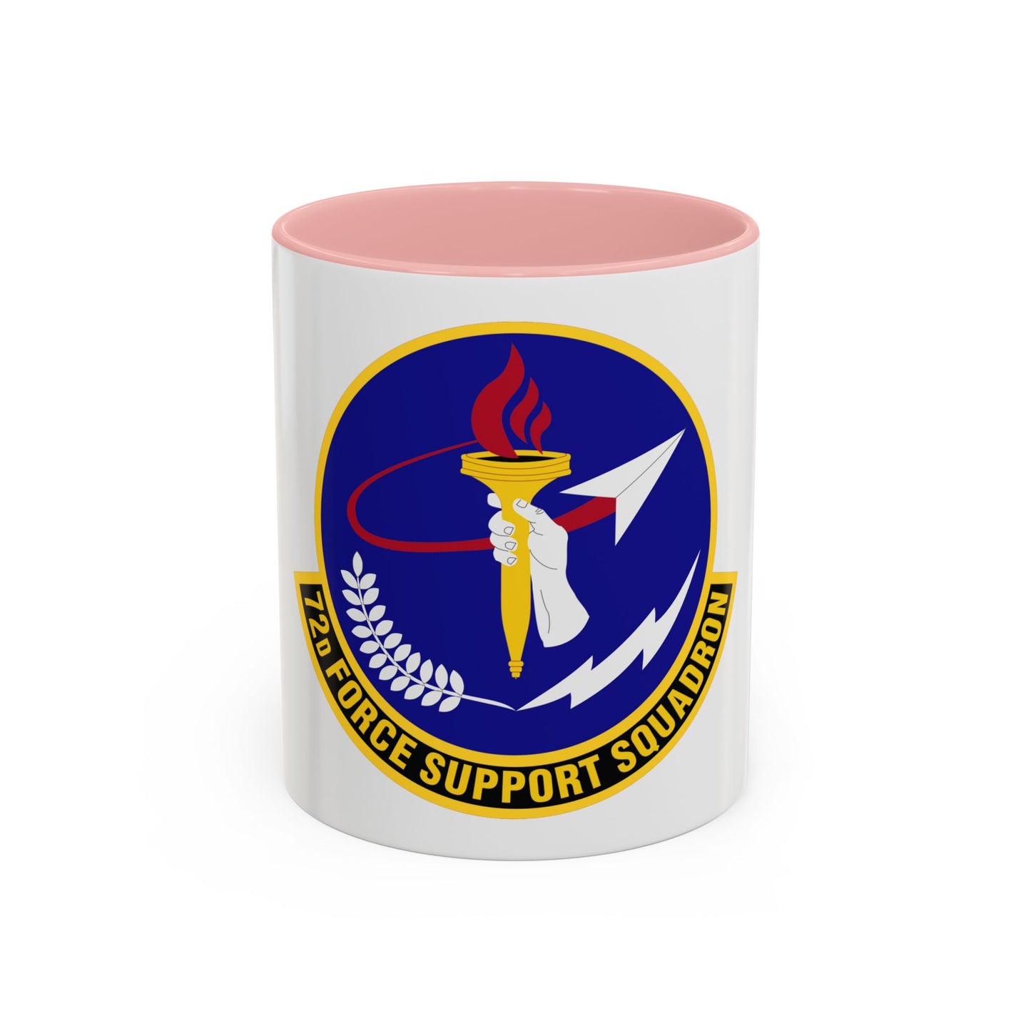72d Force Support Squadron (U.S. Air Force) Accent Coffee Mug