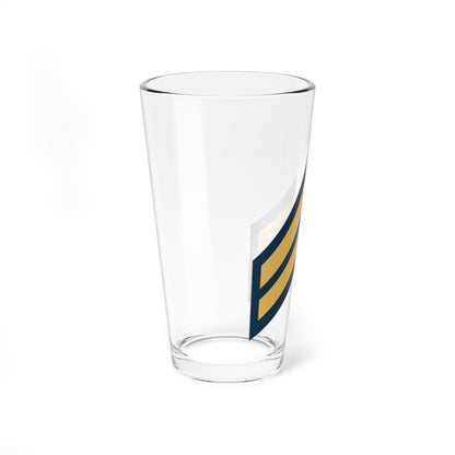 Army USA OR 04a (United States) (Military Rank) Pint Glass 16oz