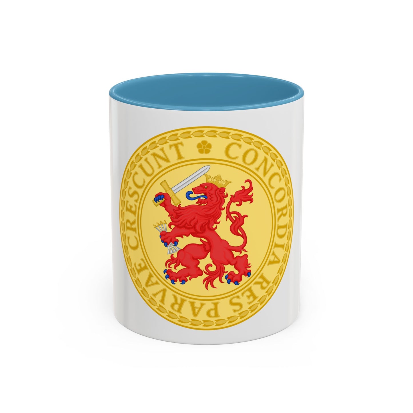 Great Seal of the Batavian Republic (1802) - Accent Coffee Mug