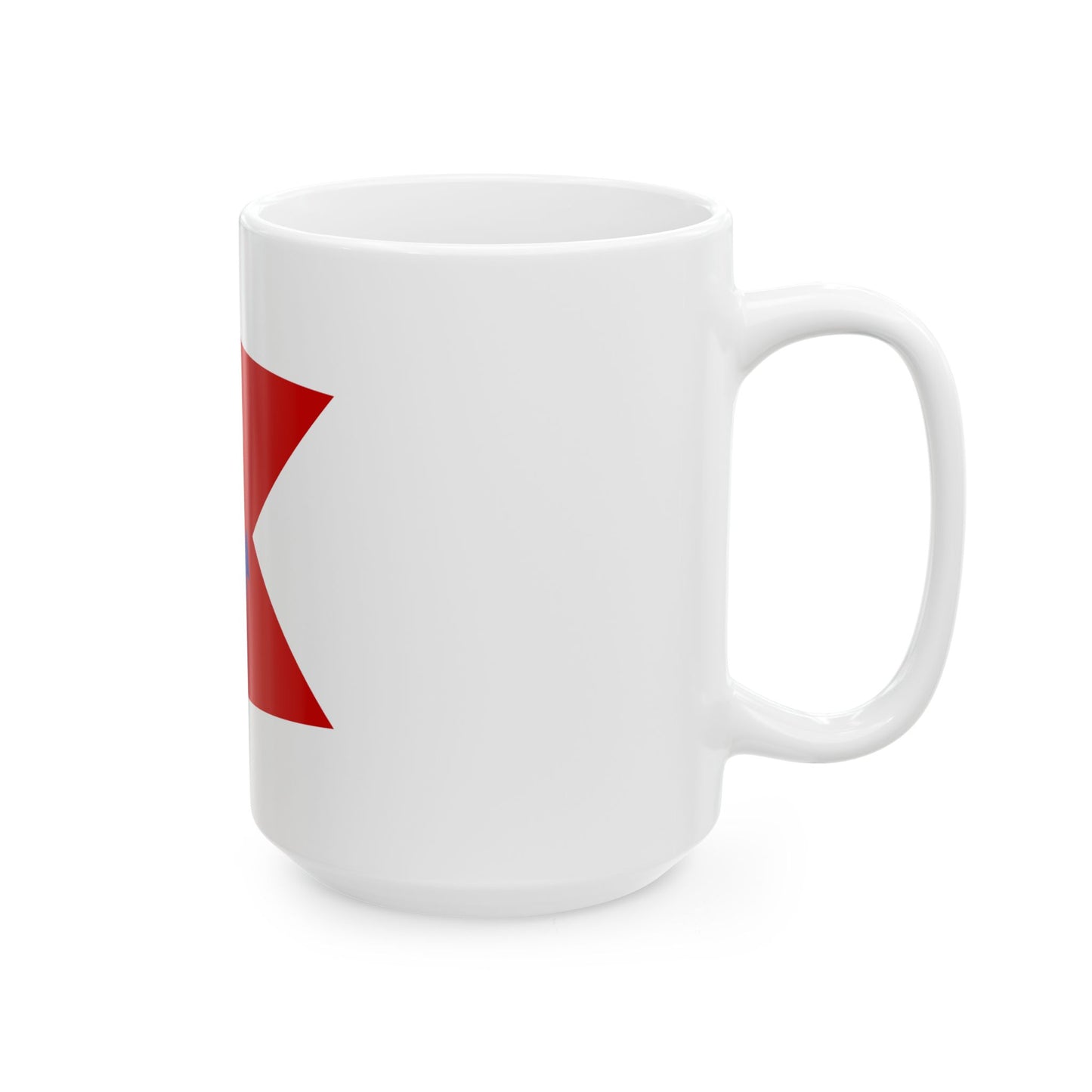 Burgee of Indianapolis Sailing Club (India) White Coffee Mug